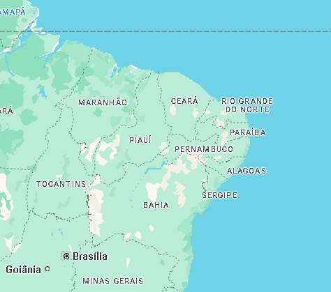 Mapa Nordeste Palmer Outdoor