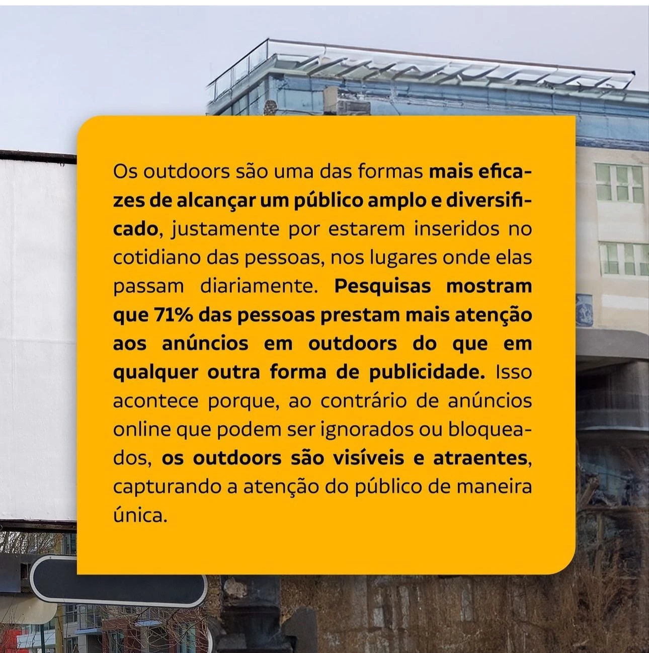 Os outdoors tem uma taxa de recall impressionante Palmer Outdoor